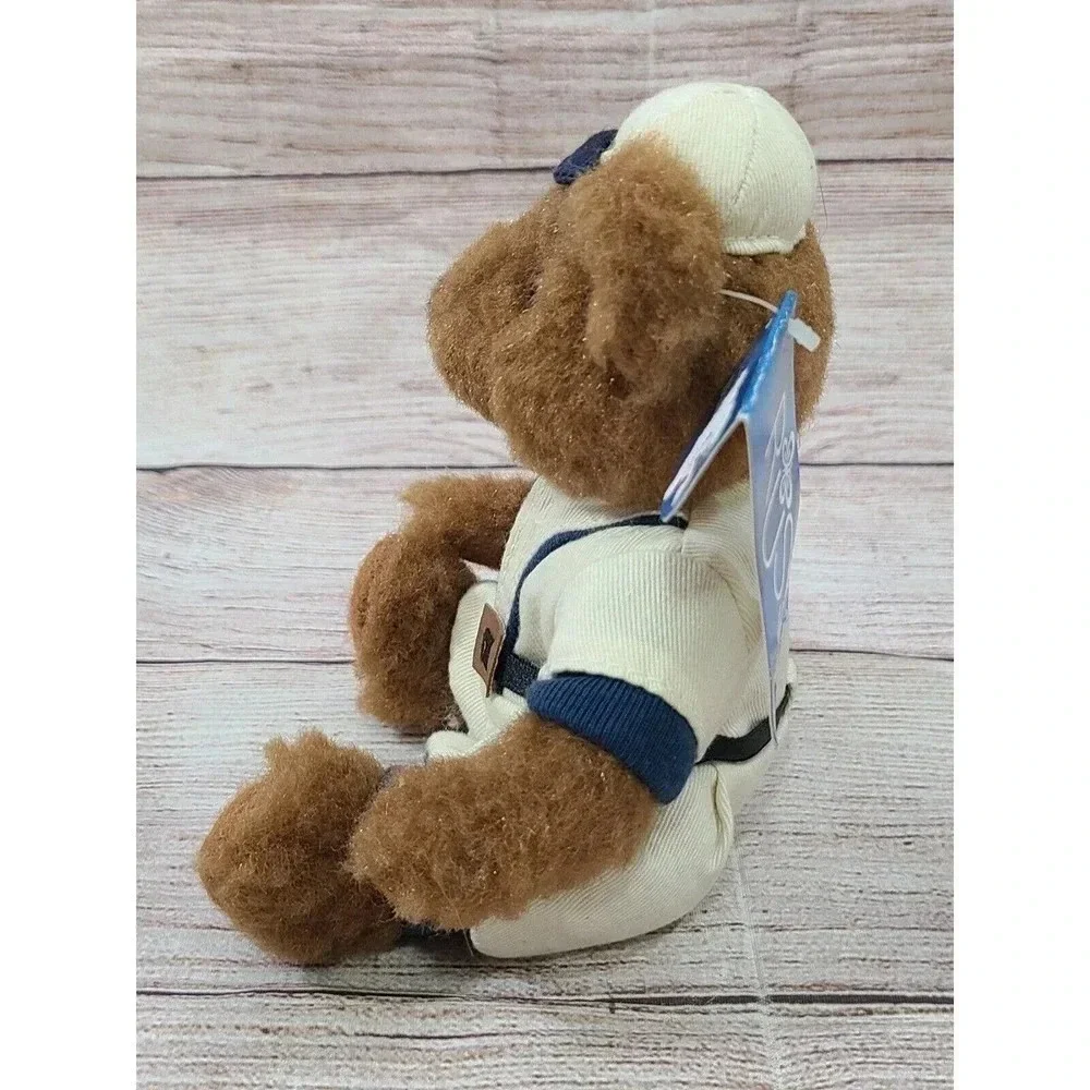 Russ Berrie Plush Lil Homer Teddy Bear Stuffed Animal Baseball 5.5
